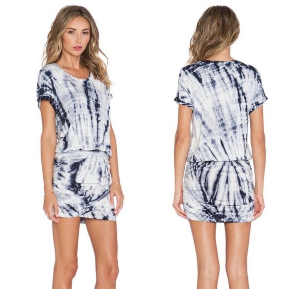 Beautiful tie dye young fabulous & broke mini dress perfect for everyday wear